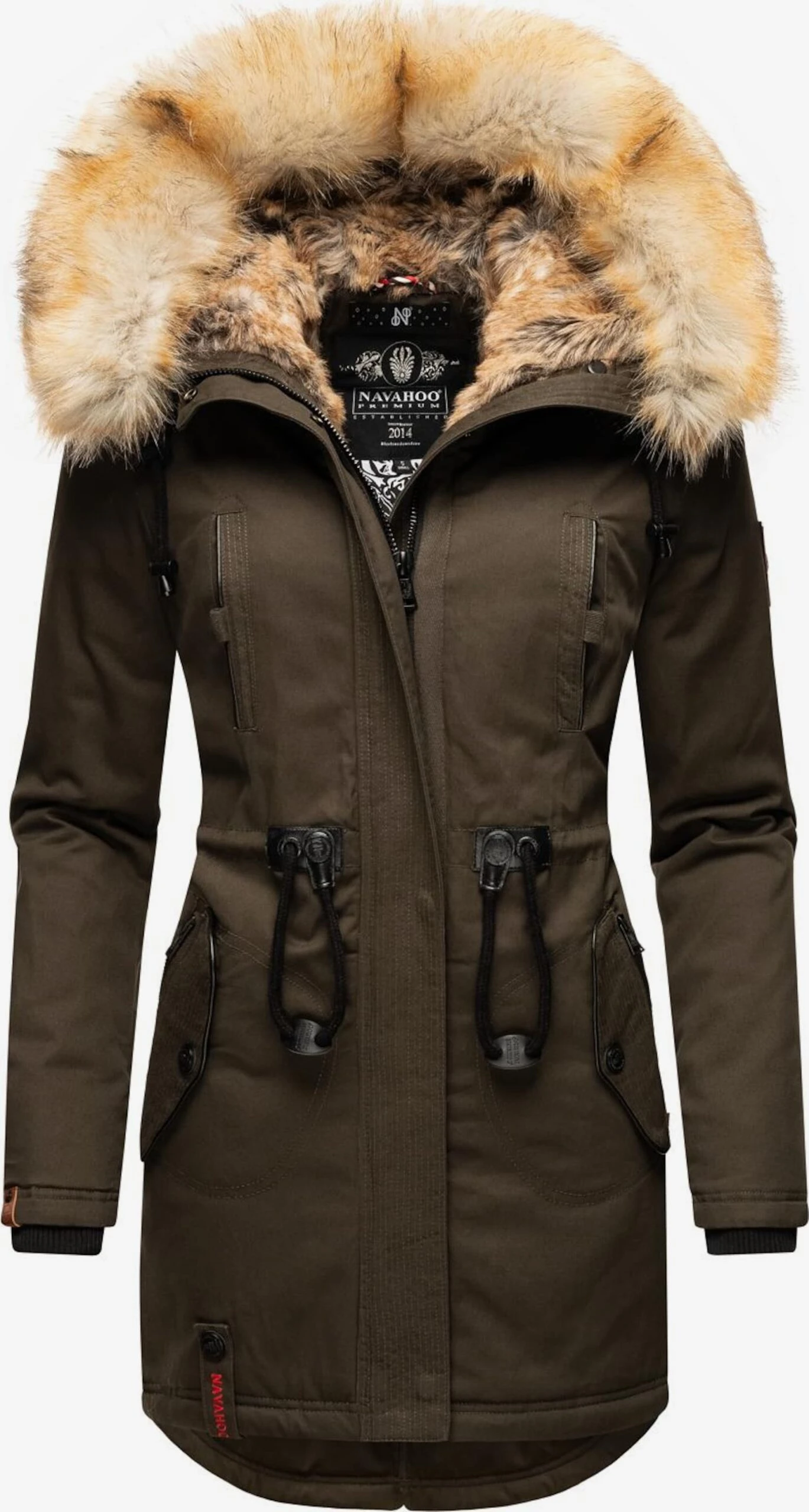 Navahoo Parkas Winterparka Dames Chocoladebruin 1 Navahoo Parkas Winterparka Dames Chocoladebruin