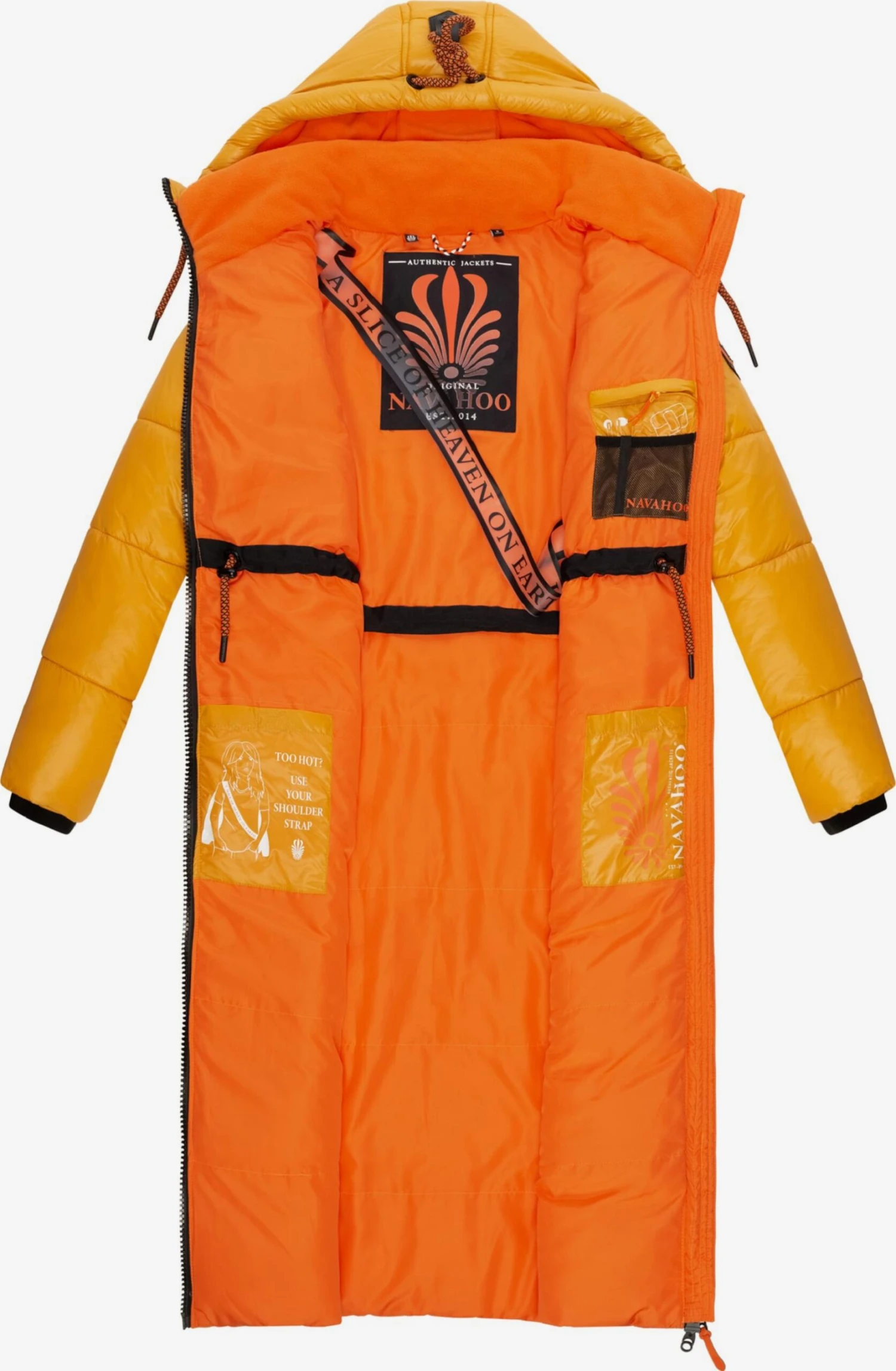 Navahoo Wintermantels Wintermantel Schmuseengel Dames Geel 5 Navahoo Wintermantels Wintermantel Schmuseengel Dames Geel - Afbeelding 5