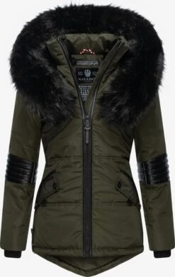 Navahoo Winterjassen Winterjas Nirvana Dames Olijfgroen