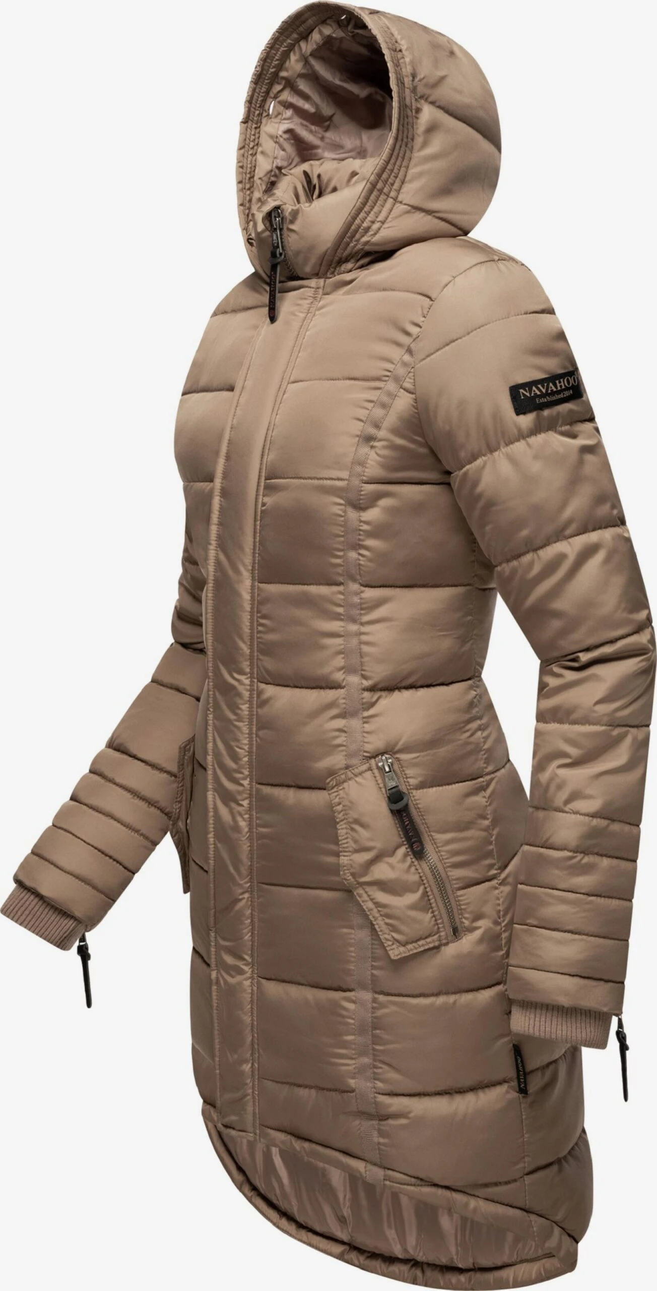 Navahoo Wintermantels Wintermantel Papaya Dames Bruin / Sepia 4 Navahoo Wintermantels Wintermantel Papaya Dames Bruin / Sepia - Afbeelding 4