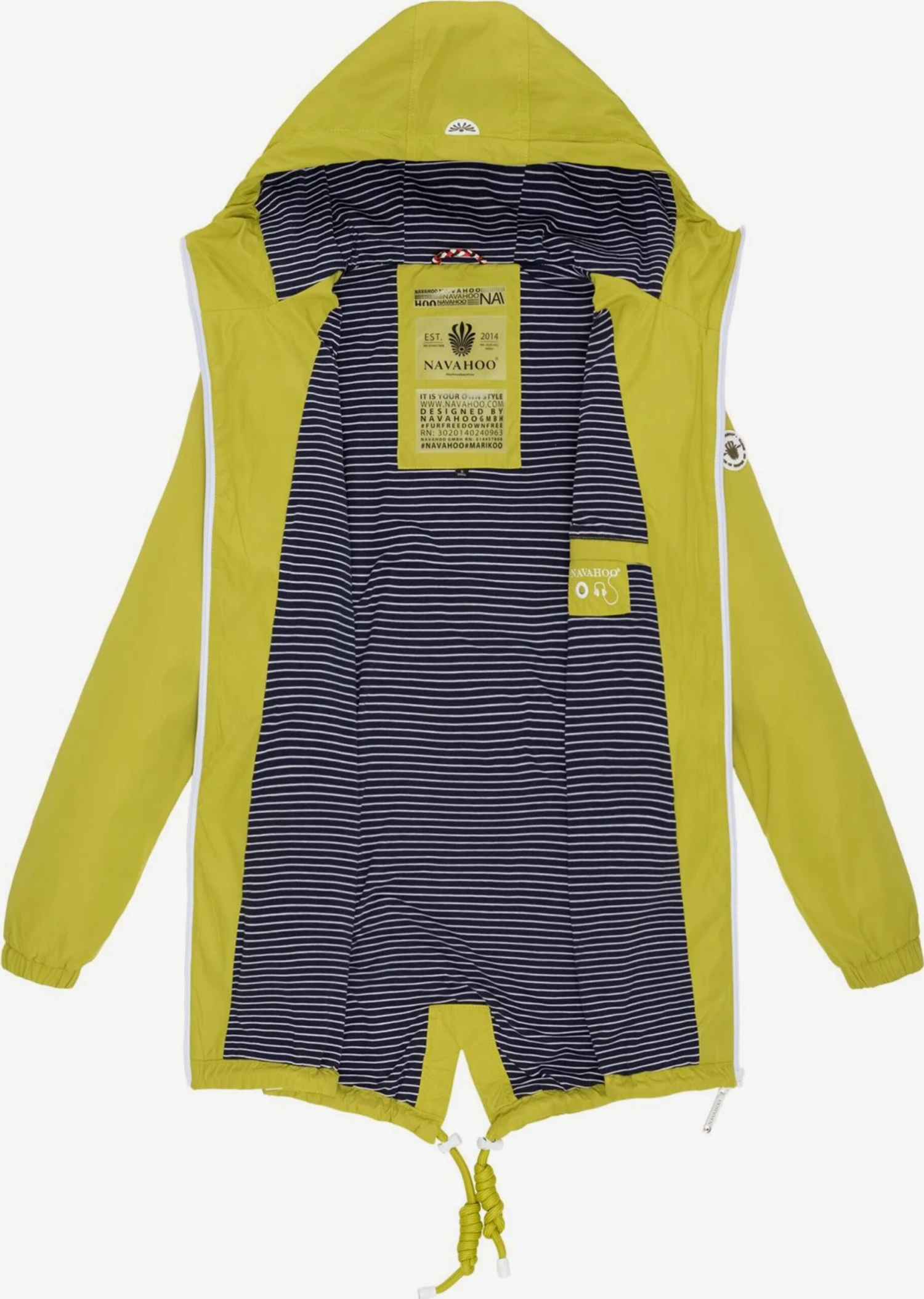 Navahoo Regenmantels Functionele Mantel Mein Nachtsternchen Dames Lichtgroen 5 Navahoo Regenmantels Functionele Mantel Mein Nachtsternchen Dames Lichtgroen - Afbeelding 5