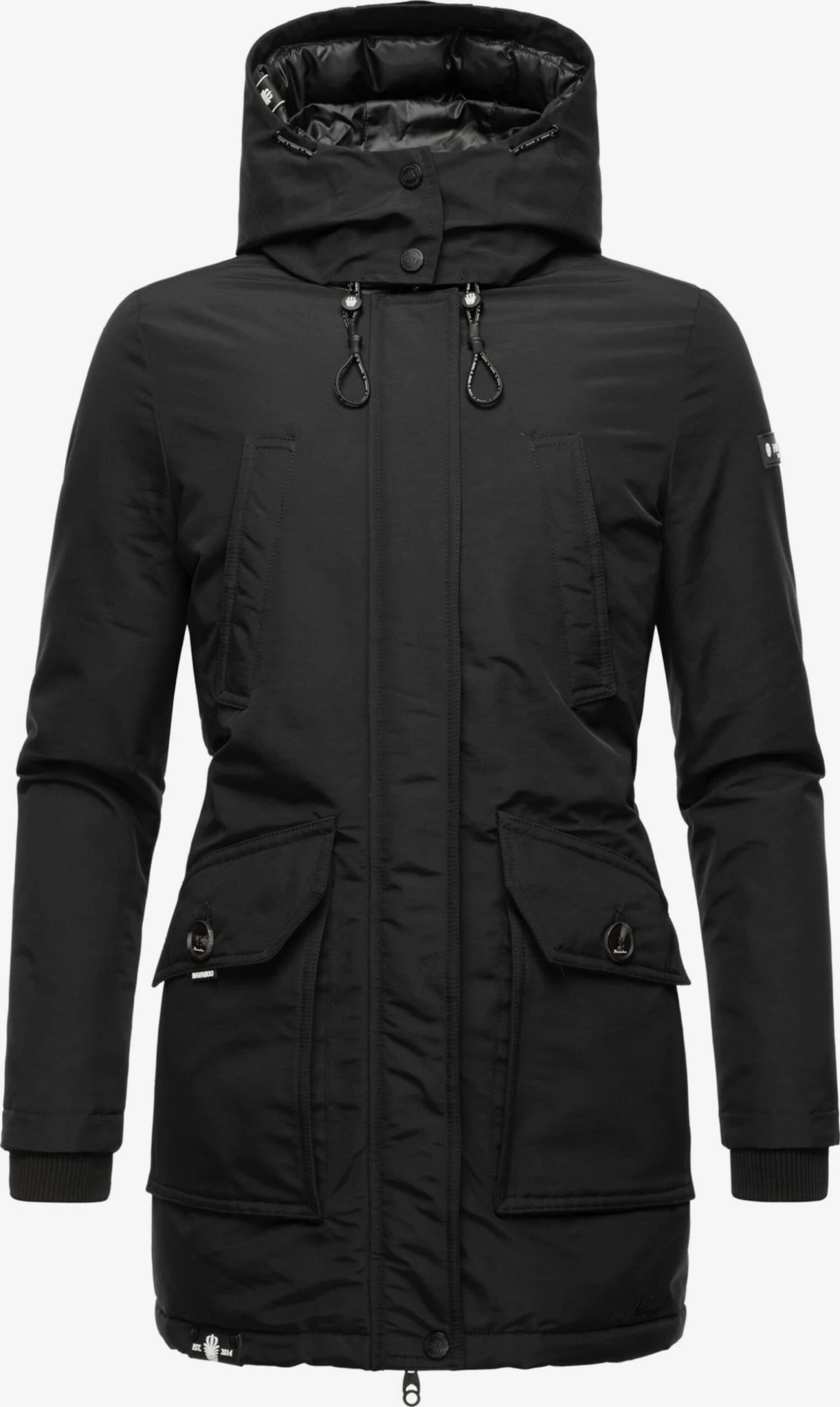 Navahoo Winterjassen Winterjas Dames Zwart 1 Navahoo Winterjassen Winterjas Dames Zwart