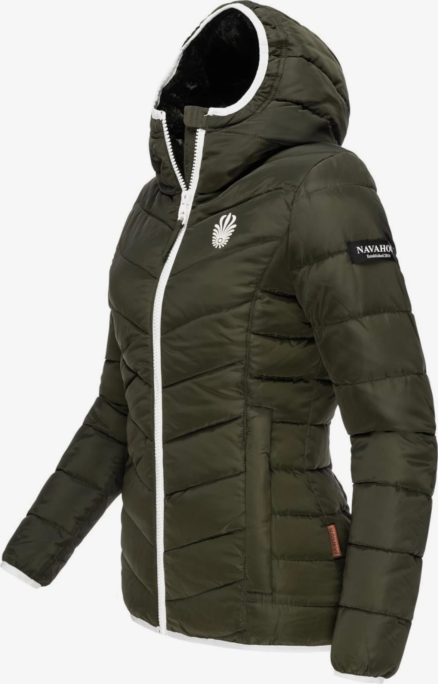 Navahoo Tussenjassen Tussenjas Elva Dames Olijfgroen 2 Navahoo Tussenjassen Tussenjas Elva Dames Olijfgroen - Afbeelding 2