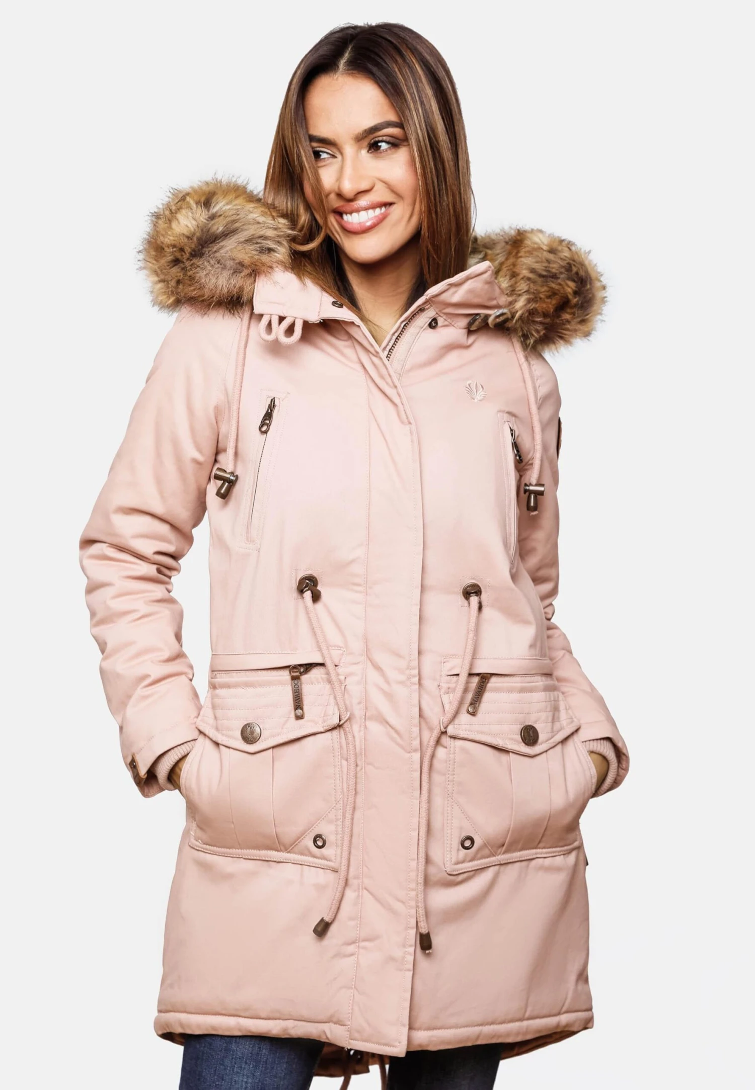 Navahoo Parkas Winterparka Rosinchen Dames Rosa 6 Navahoo Parkas Winterparka Rosinchen Dames Rosa - Afbeelding 6