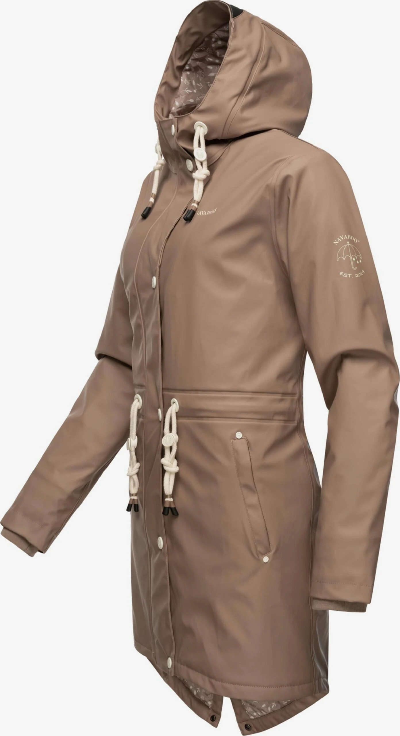 Navahoo Outdoor Jassen Functionele Jas Flower Of Ocean Dames Beige 2 Navahoo Outdoor Jassen Functionele Jas Flower Of Ocean Dames Beige - Afbeelding 2