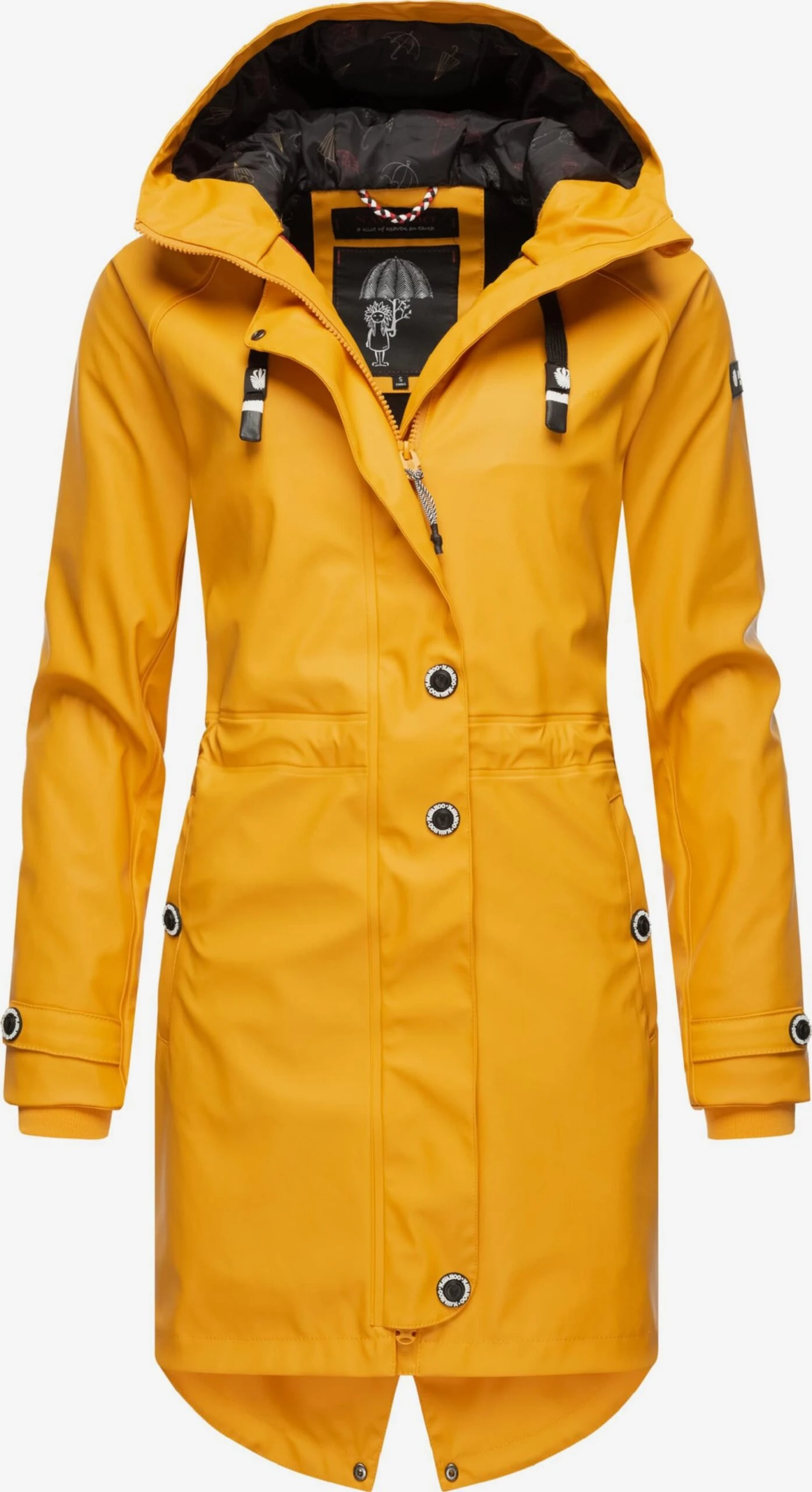 Navahoo Regenmantels Functionele Mantel Rainy Flower Dames Honing 4 Navahoo Regenmantels Functionele Mantel Rainy Flower Dames Honing - Afbeelding 4