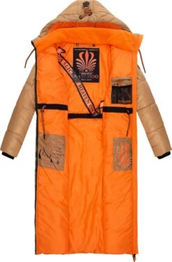 Navahoo Wintermantels Wintermantel Schmuseengel Dames Camel -Navahoo bb1698ea40dd66f26b0d8ec78e5b703b