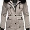 Navahoo Parkas Winterparka Luluna Dames Grijs