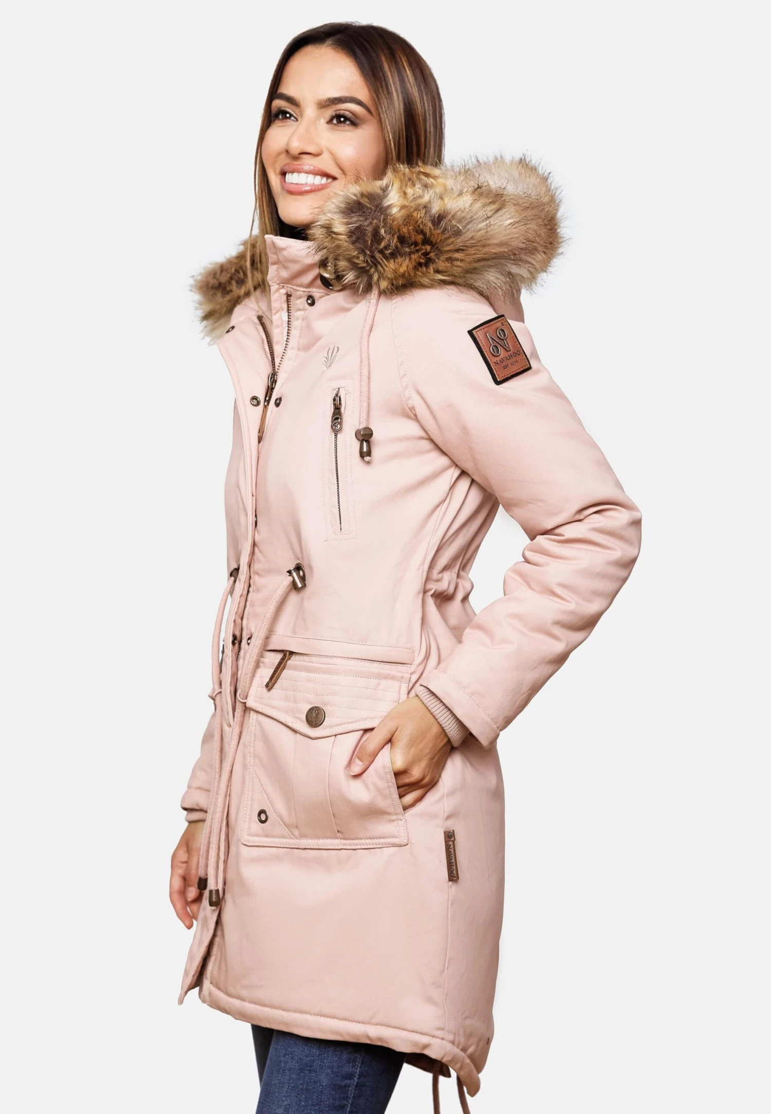 Navahoo Parkas Winterparka Rosinchen Dames Rosa 7 Navahoo Parkas Winterparka Rosinchen Dames Rosa - Afbeelding 7