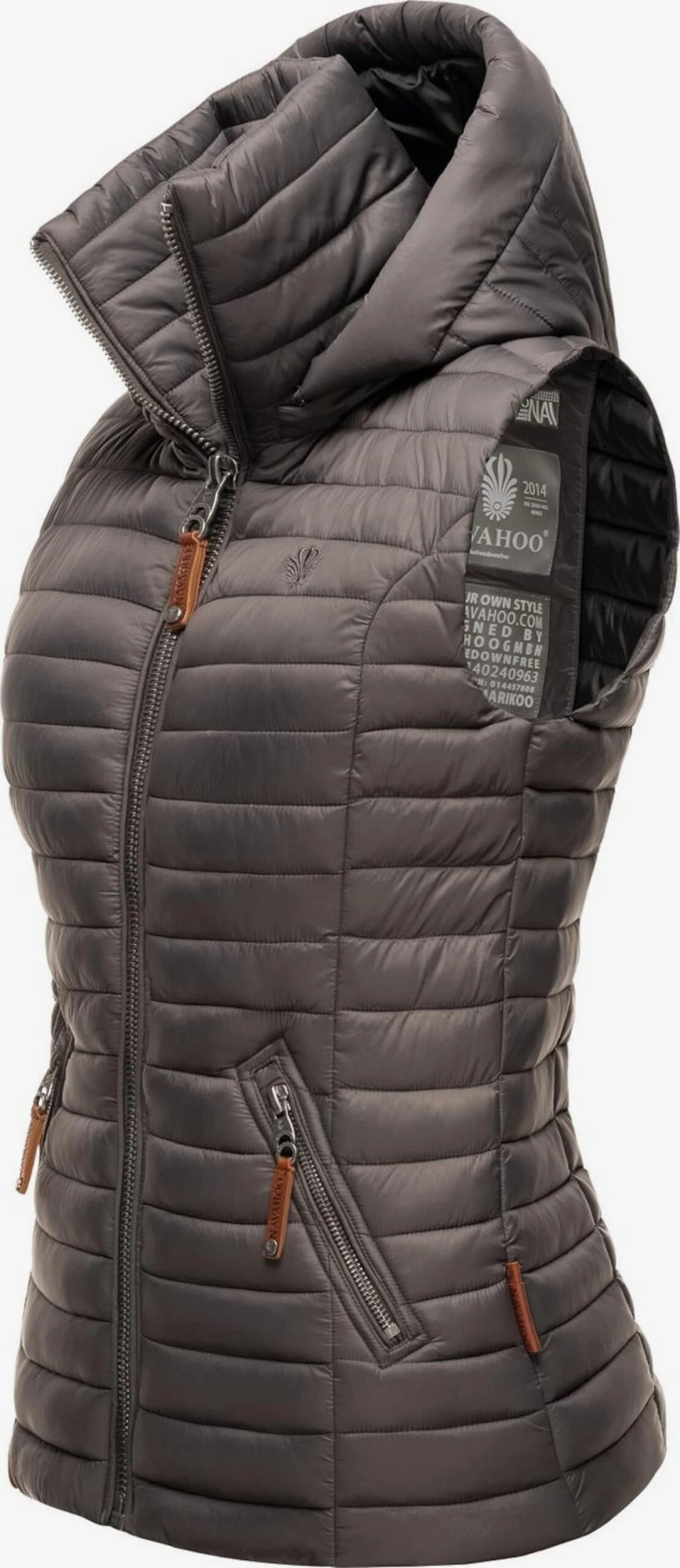 Navahoo Bodywarmers Bodywarmer Shadaa Dames Antraciet 2 Navahoo Bodywarmers Bodywarmer Shadaa Dames Antraciet - Afbeelding 2