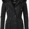 Navahoo Parkas Winterparka Luluna Dames Zwart