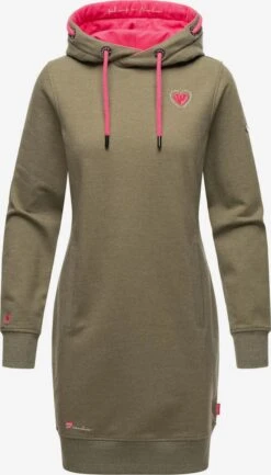 Navahoo Mini Jurken Jurk Dames Olijfgroen