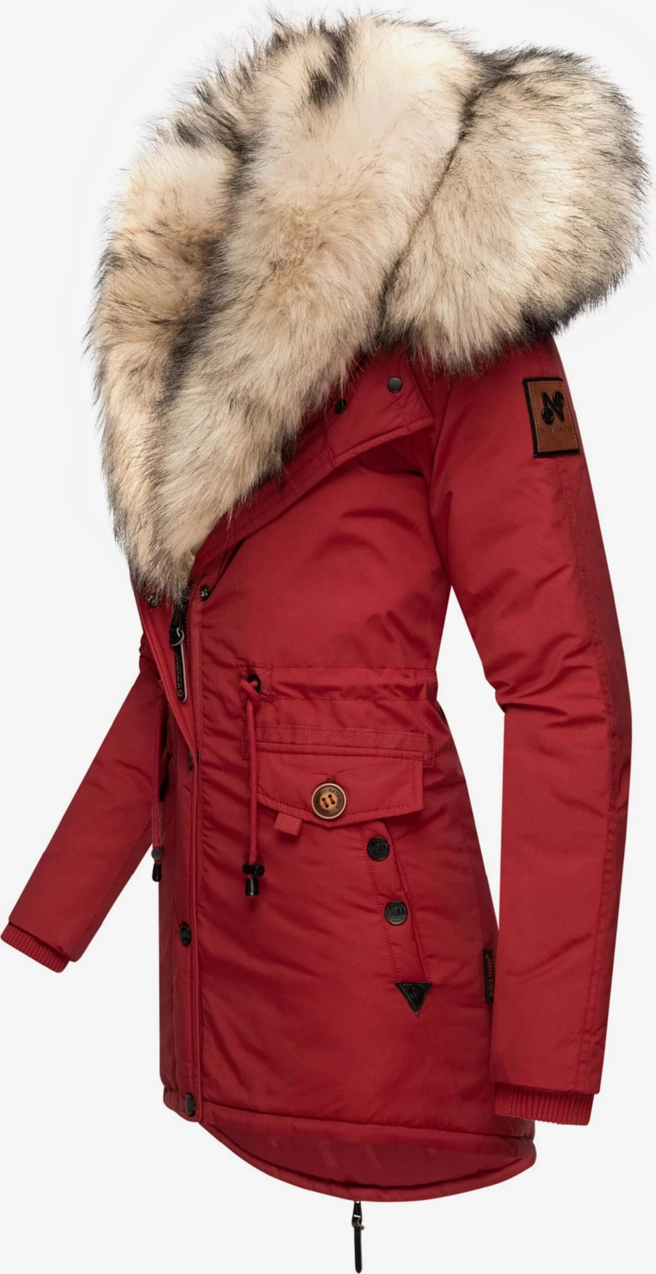 Navahoo Parkas Winterparka Sweety Dames Rood 2 Navahoo Parkas Winterparka Sweety Dames Rood - Afbeelding 2
