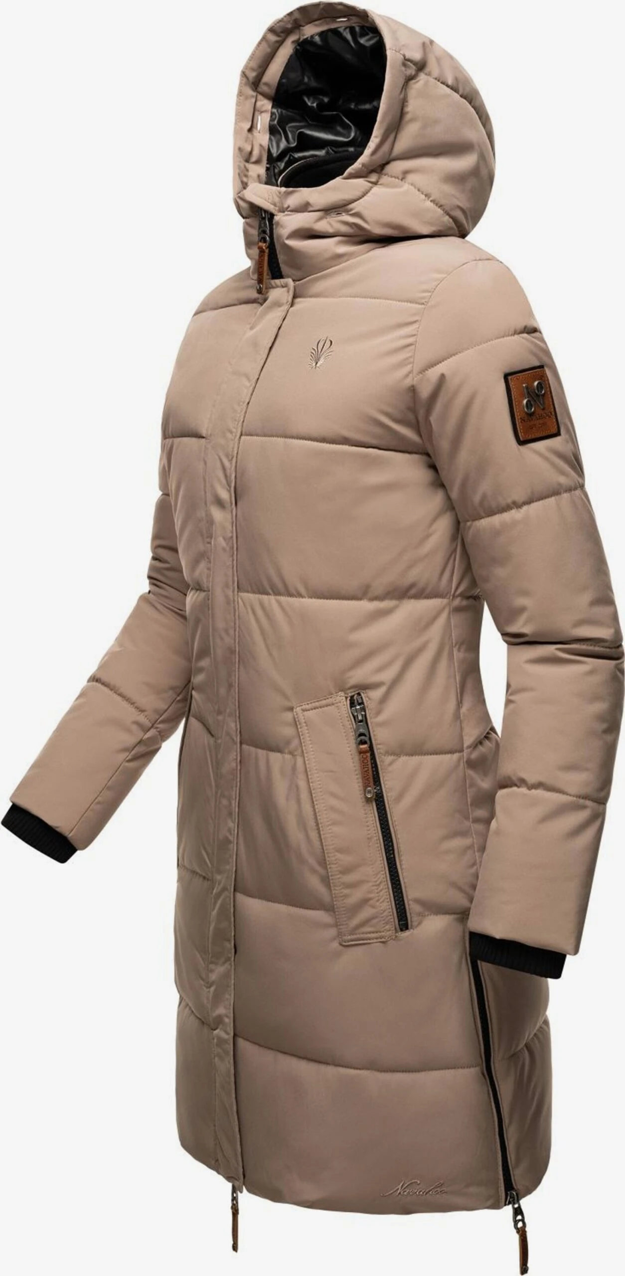 Navahoo Wintermantels Wintermantel Halina Dames Taupe 4 Navahoo Wintermantels Wintermantel Halina Dames Taupe - Afbeelding 4