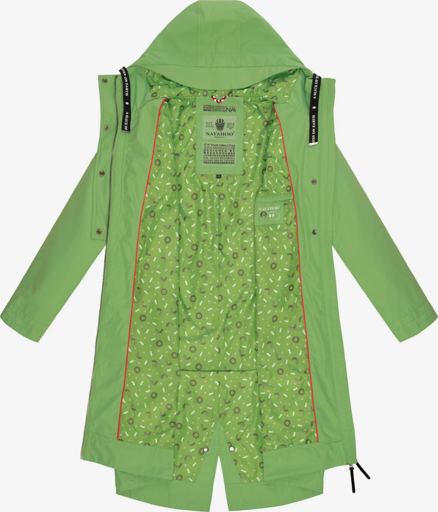 Navahoo Parkas Tussenparka Josinaa Dames Lichtgroen 4 Navahoo Parkas Tussenparka Josinaa Dames Lichtgroen - Afbeelding 4