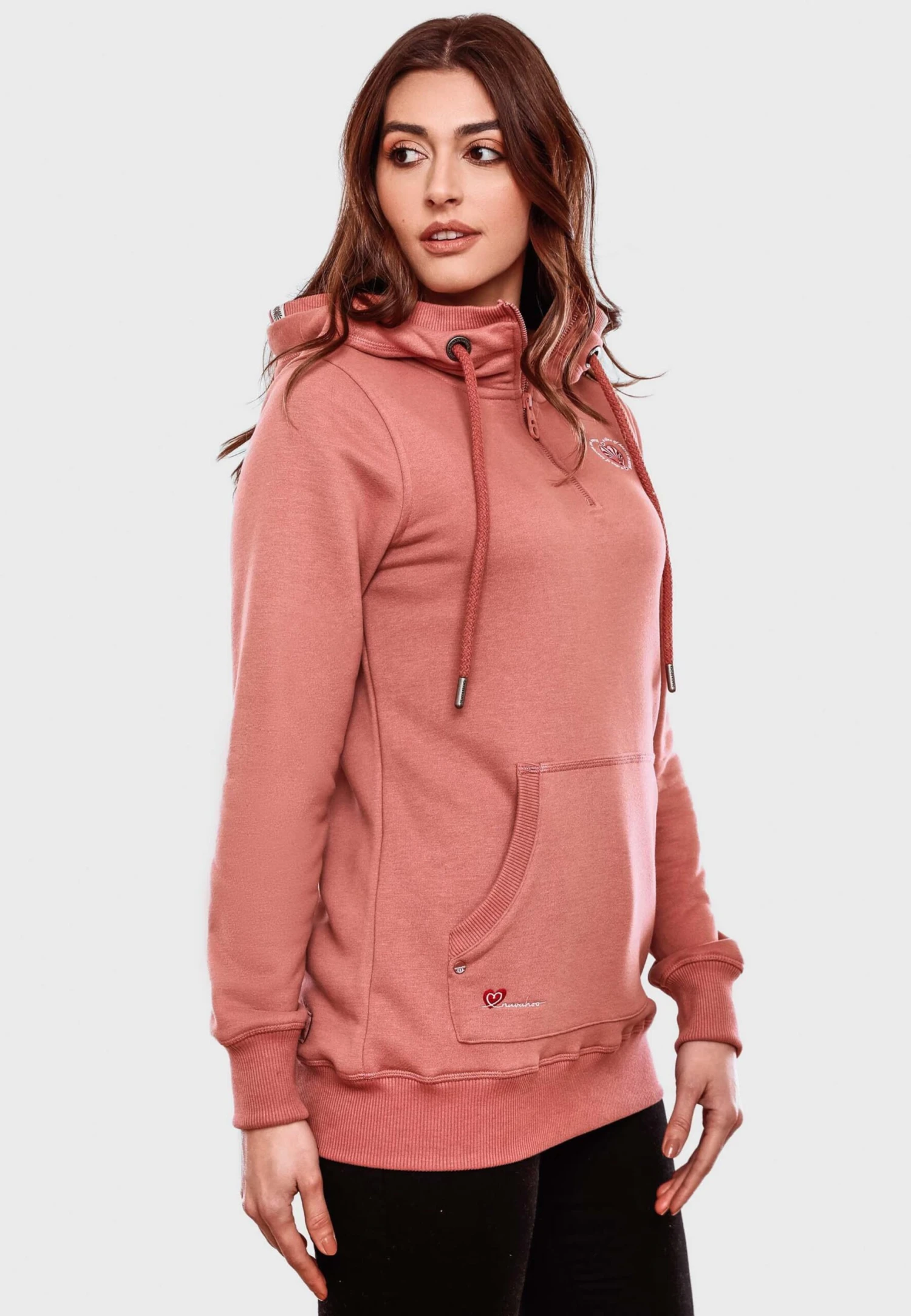 Navahoo Hoodies Sweatshirt Zauberelfe Dames Rosa 5 Navahoo Hoodies Sweatshirt Zauberelfe Dames Rosa - Afbeelding 5
