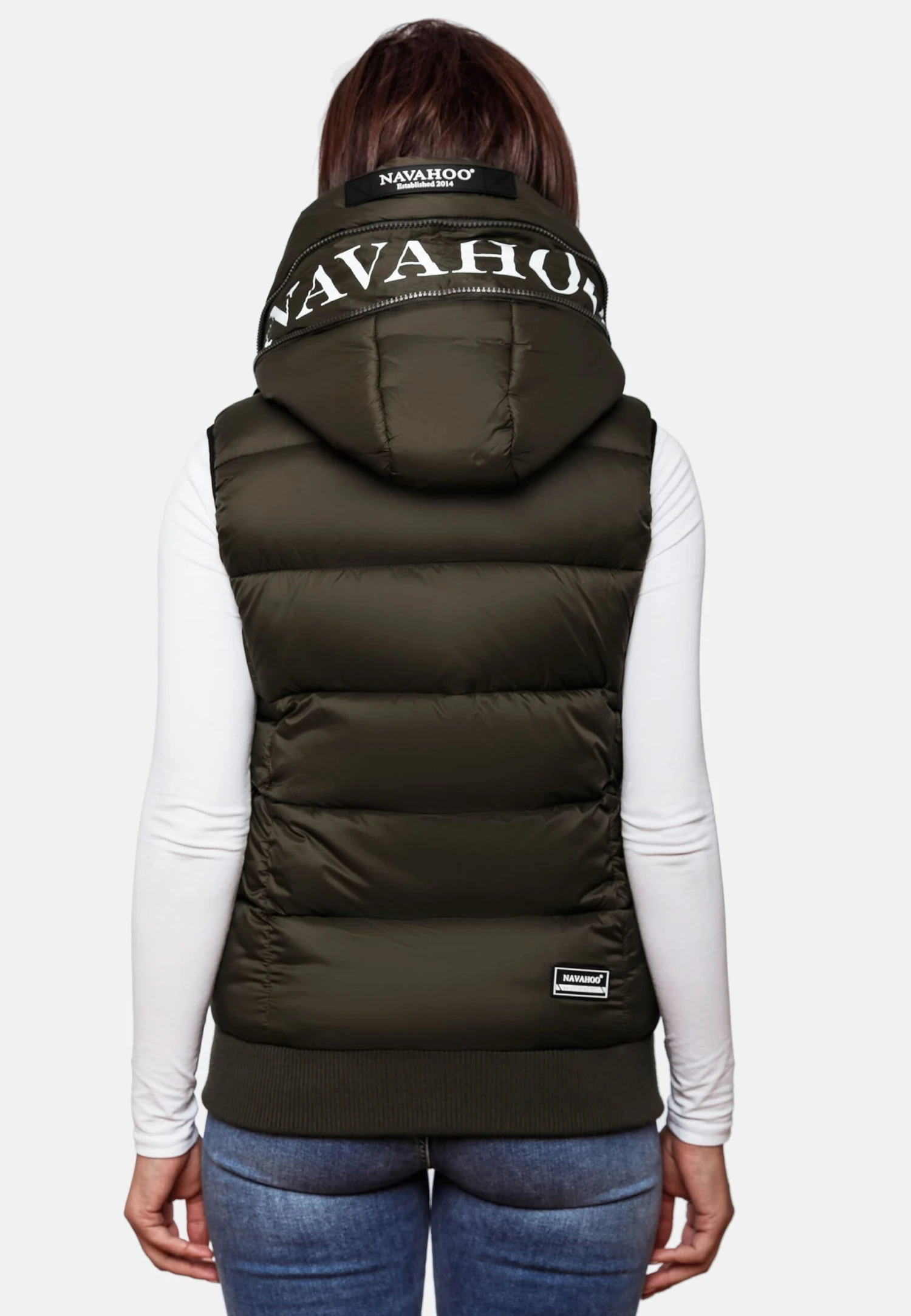Navahoo Bodywarmers Bodywarmer Kassidy Dames Kaki 7 Navahoo Bodywarmers Bodywarmer Kassidy Dames Kaki - Afbeelding 7