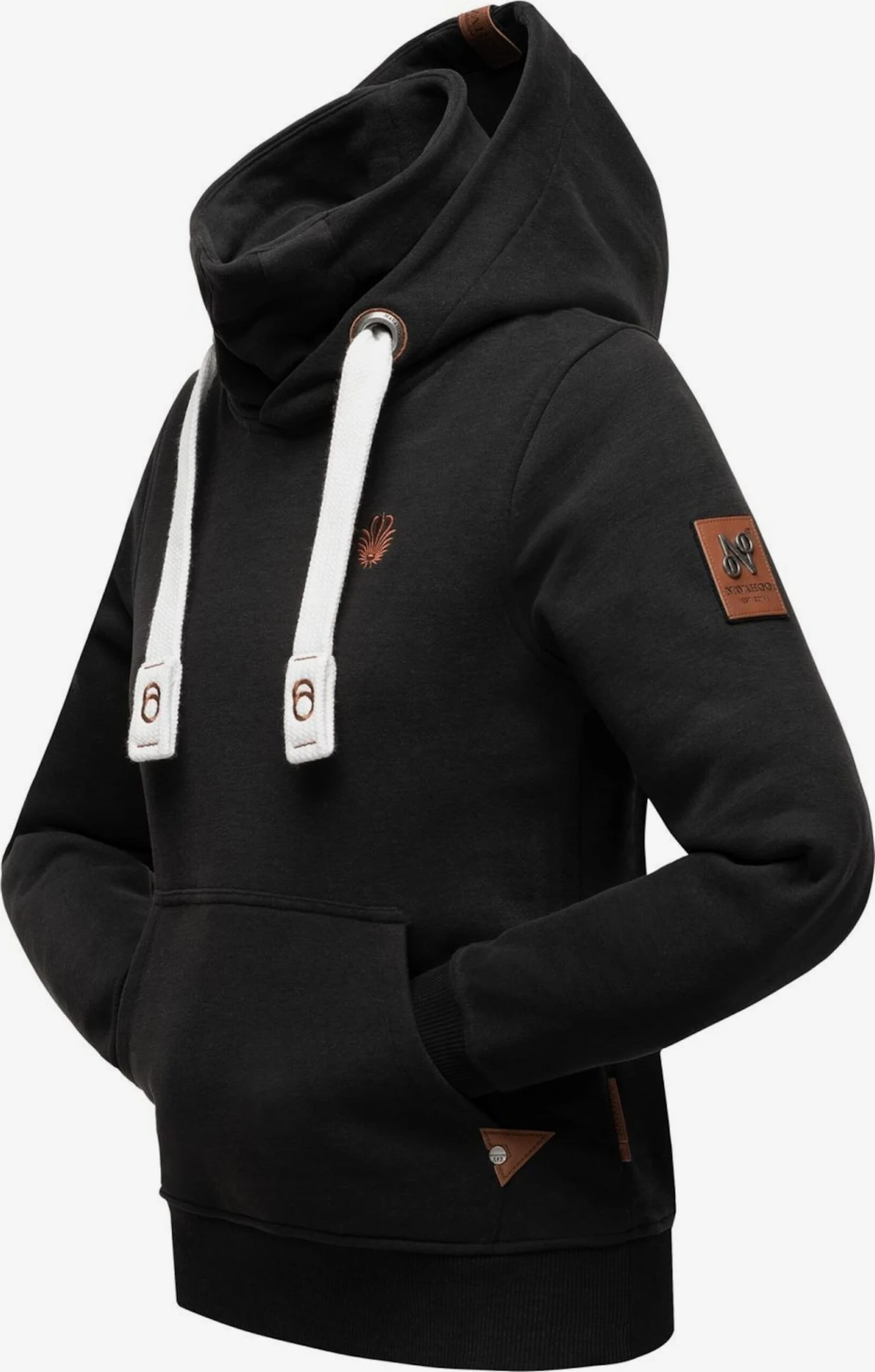 Navahoo Hoodies Sweatshirt Raniaa Dames Zwart 2 Navahoo Hoodies Sweatshirt Raniaa Dames Zwart - Afbeelding 2