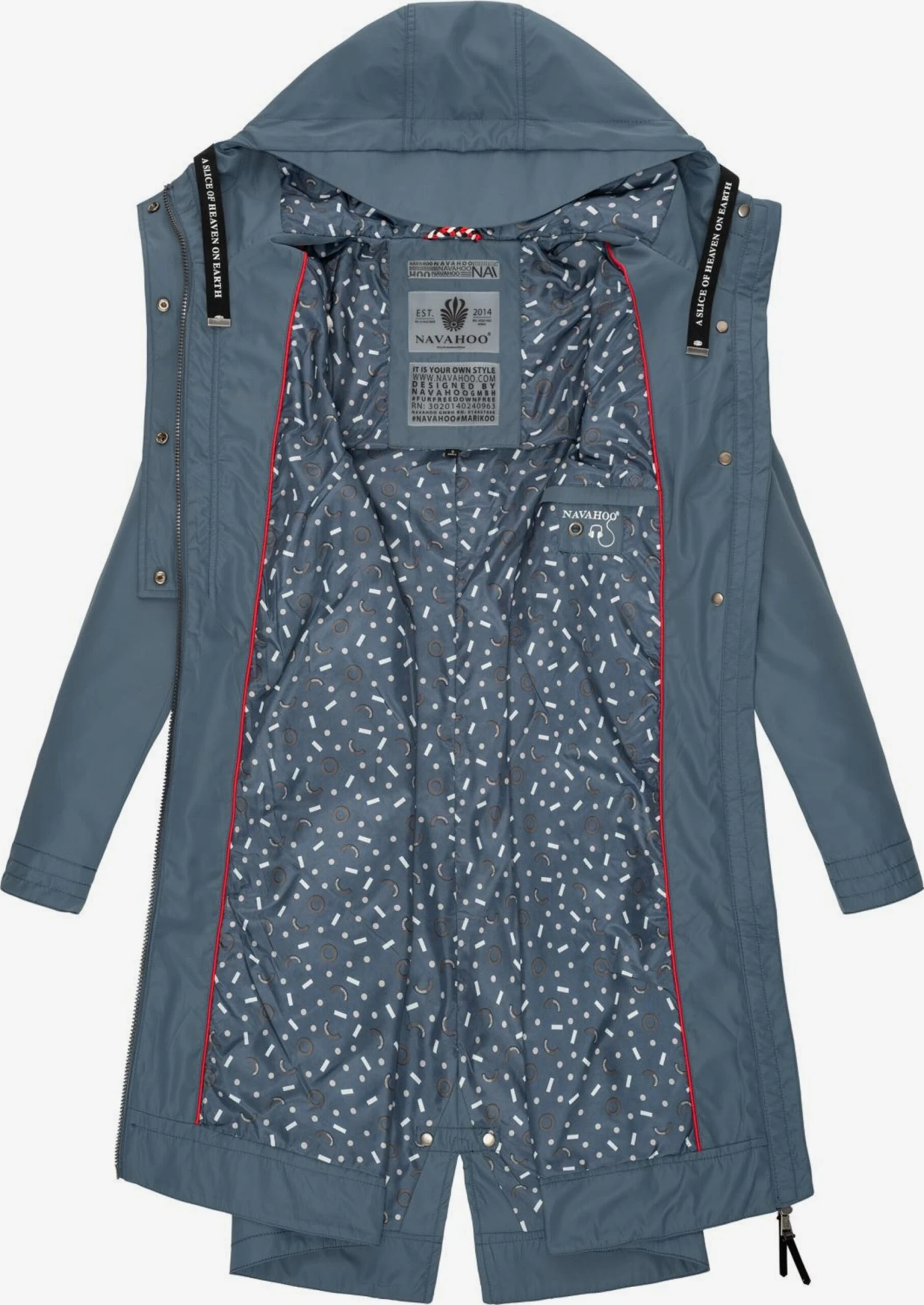 Navahoo Parkas Tussenparka Josinaa Dames Pastelblauw 4 Navahoo Parkas Tussenparka Josinaa Dames Pastelblauw - Afbeelding 4
