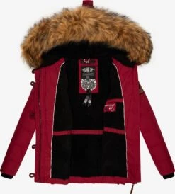 Navahoo Winterjassen Winterjas Zoja Dames Rood -Navahoo d3d9b35a6dbbba3c73f1f2ce4309878d