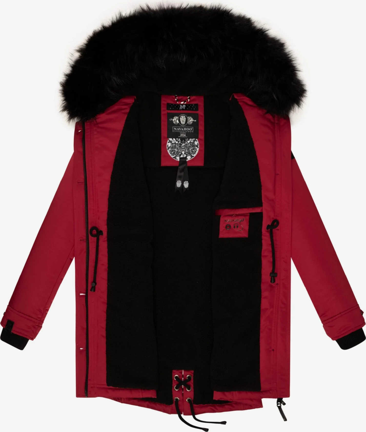 Navahoo Parkas Winterparka Luluna Dames Rood 5 Navahoo Parkas Winterparka Luluna Dames Rood - Afbeelding 5