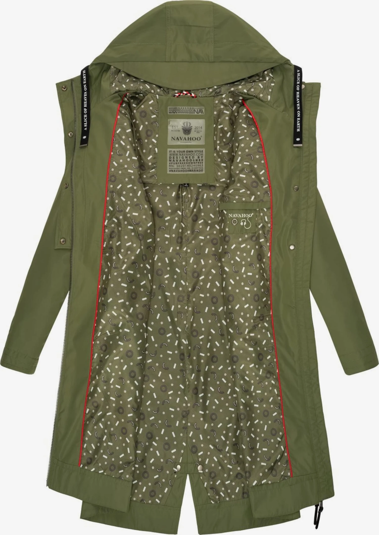 Navahoo Parkas Tussenparka Josinaa Dames Groen 4 Navahoo Parkas Tussenparka Josinaa Dames Groen - Afbeelding 4