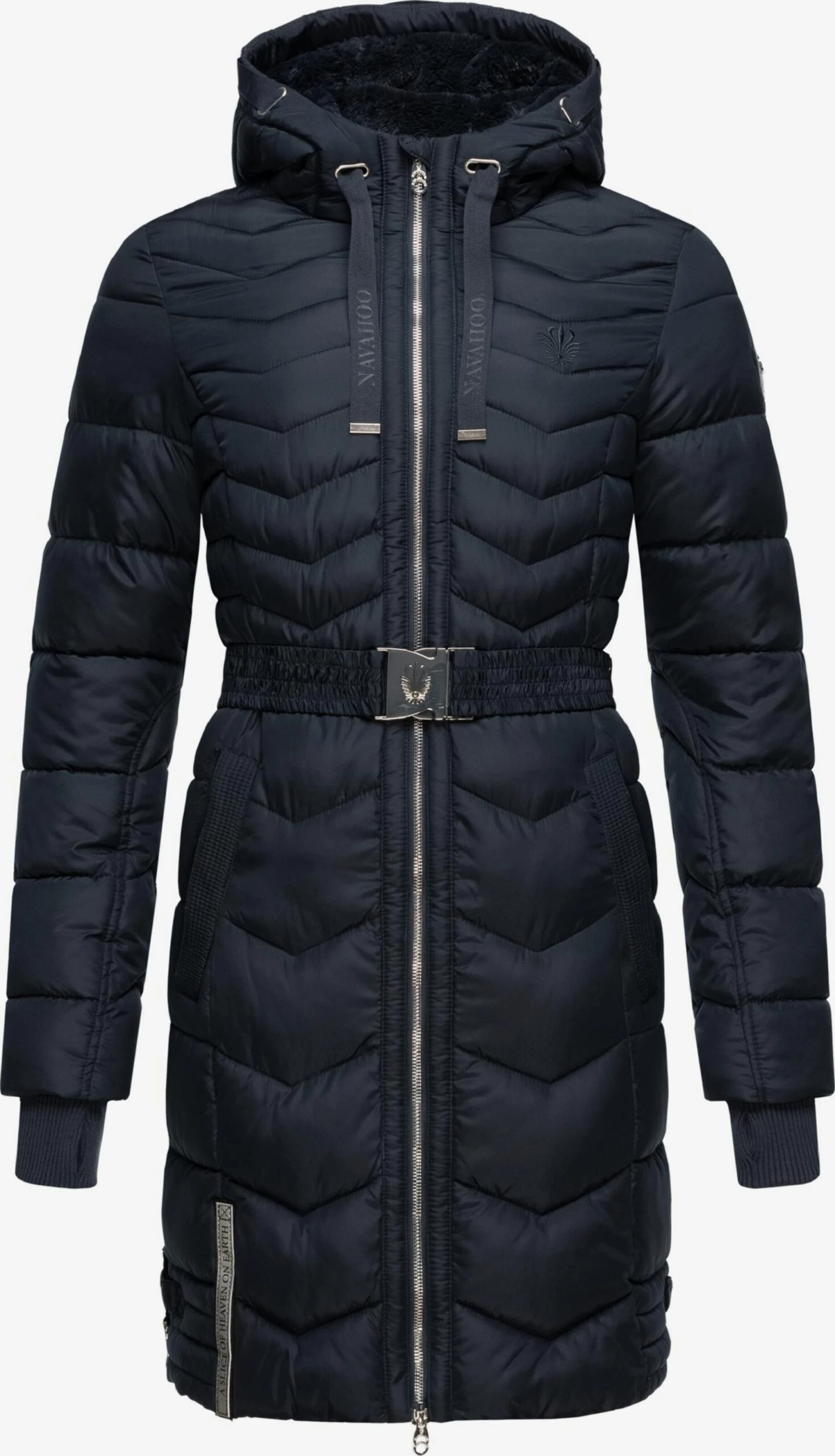 Navahoo Wintermantels Wintermantel Alpenveilchen Dames Navy 1 Navahoo Wintermantels Wintermantel Alpenveilchen Dames Navy
