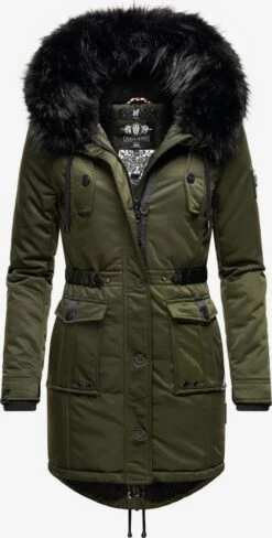 Navahoo Parkas Winterparka Luluna Dames Olijfgroen
