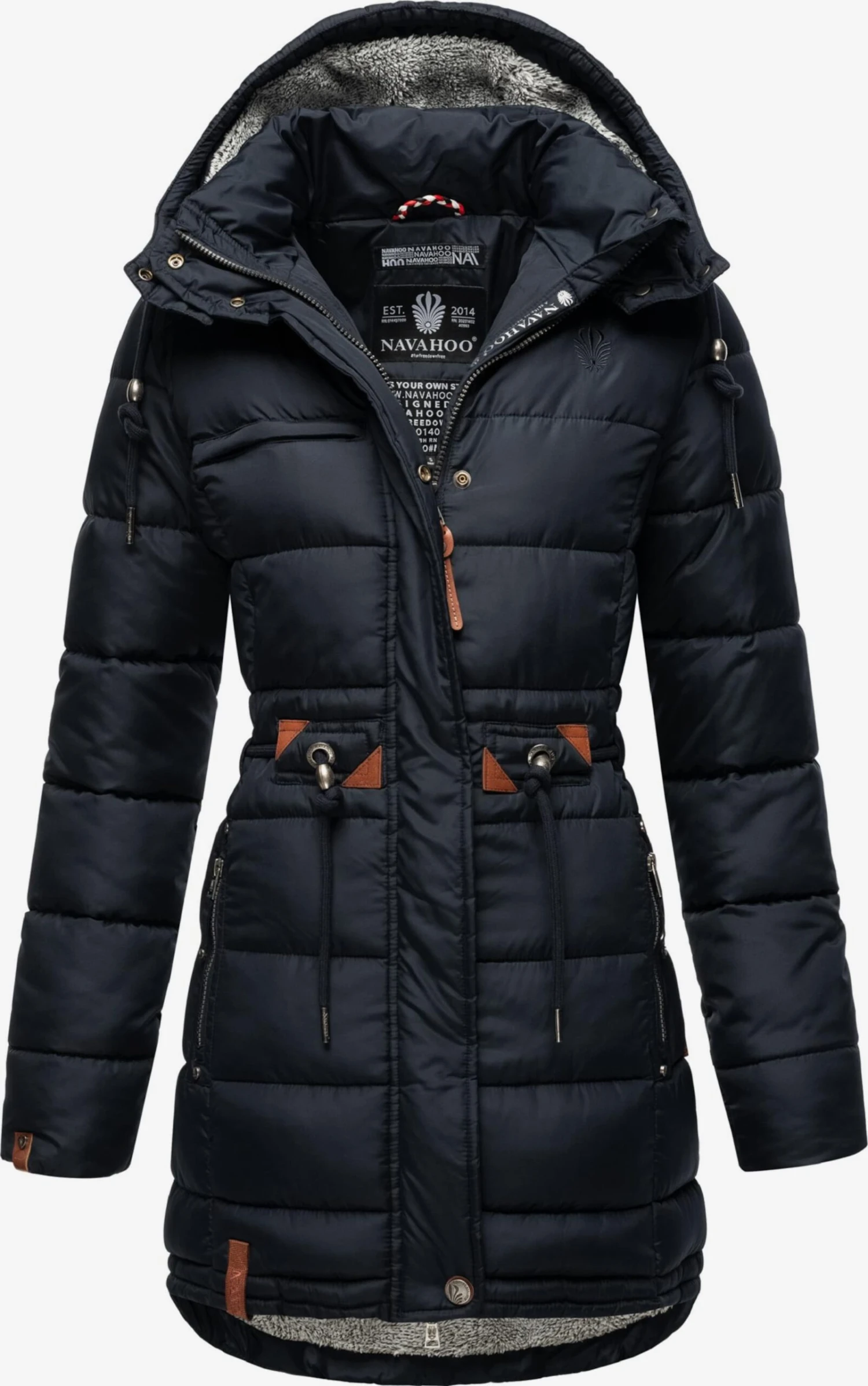 Navahoo Wintermantels Wintermantel Daliee Dames Navy 1 Navahoo Wintermantels Wintermantel Daliee Dames Navy