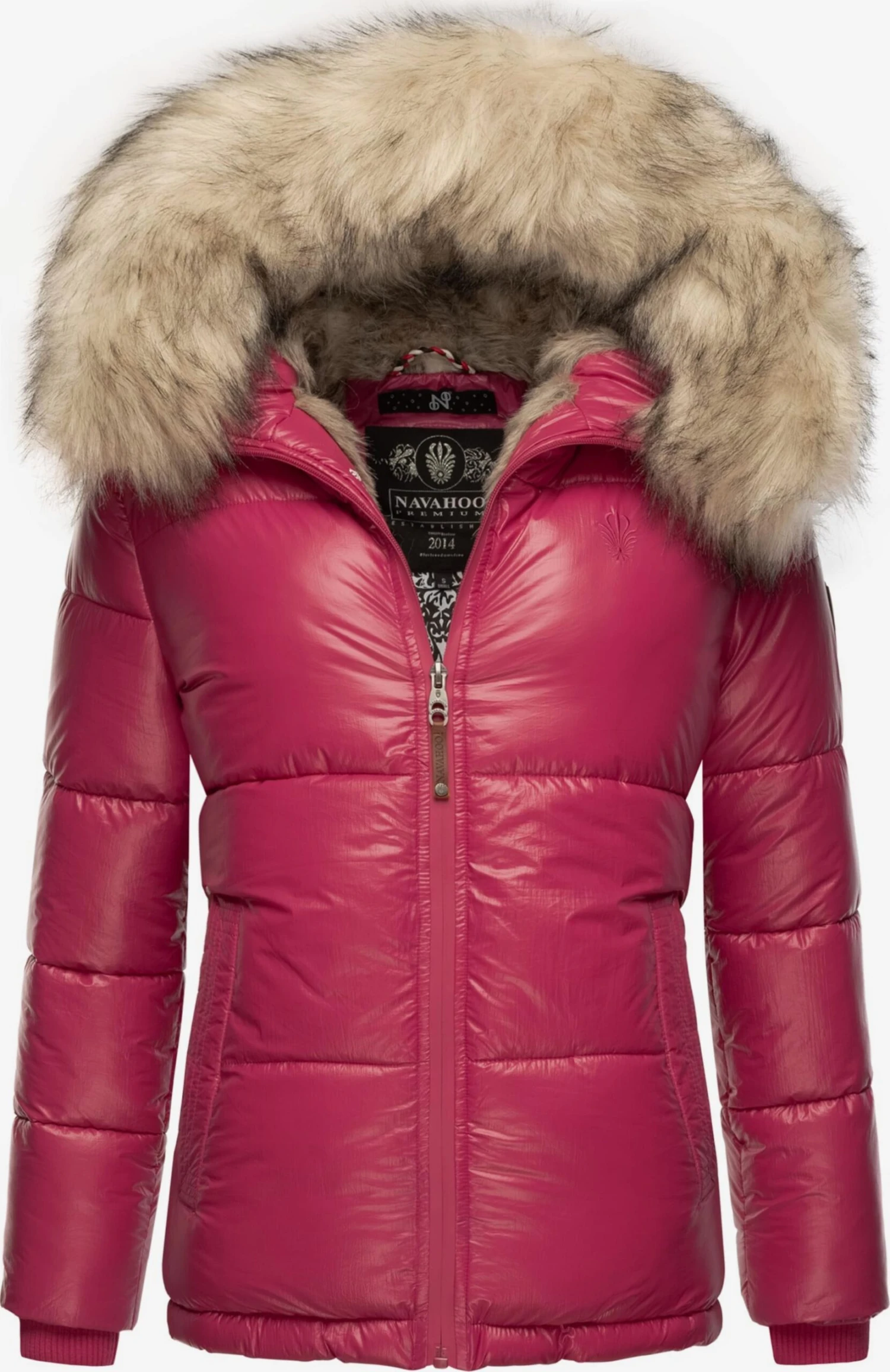 Navahoo Winterjassen Winterjas Tikunaa Dames Fuchsia 1 Navahoo Winterjassen Winterjas Tikunaa Dames Fuchsia