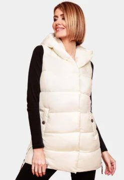 Navahoo Bodywarmers Bodywarmer Madilynaa Dames Offwhite -Navahoo e57df0ae7c7220f2909470b28d8ba00c