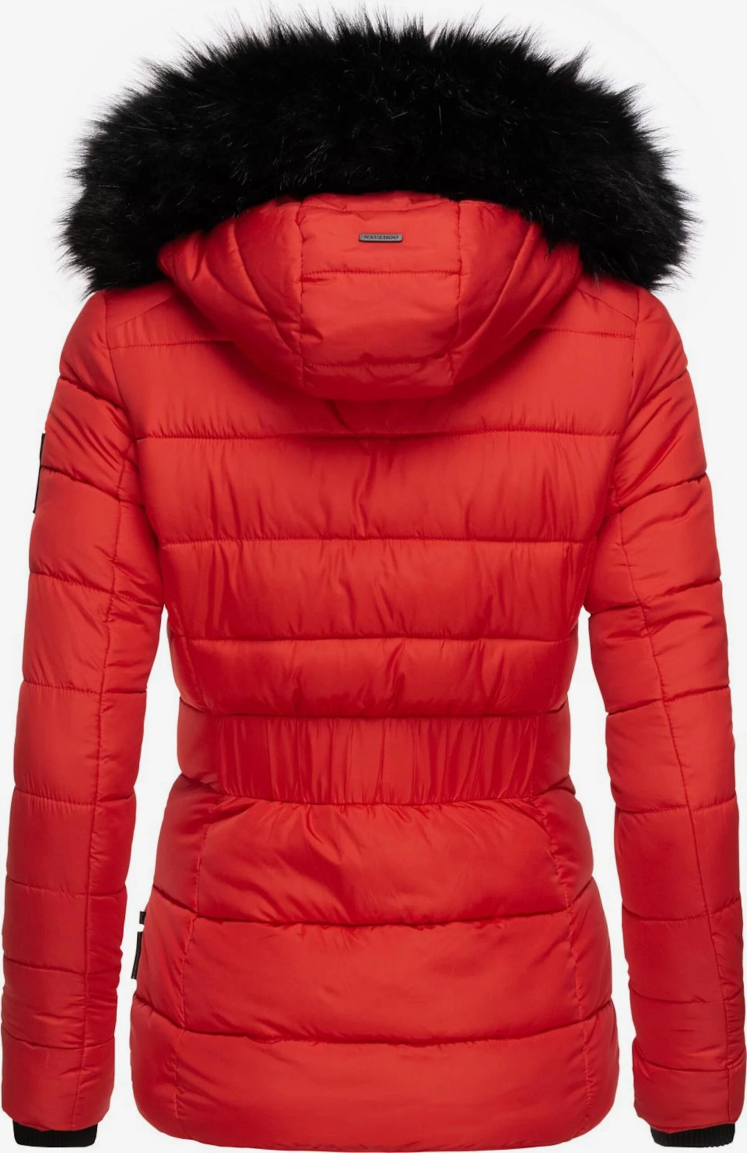Navahoo Winterjassen Winterjas Zuckerbiene Dames Knalrood 4 Navahoo Winterjassen Winterjas Zuckerbiene Dames Knalrood - Afbeelding 4