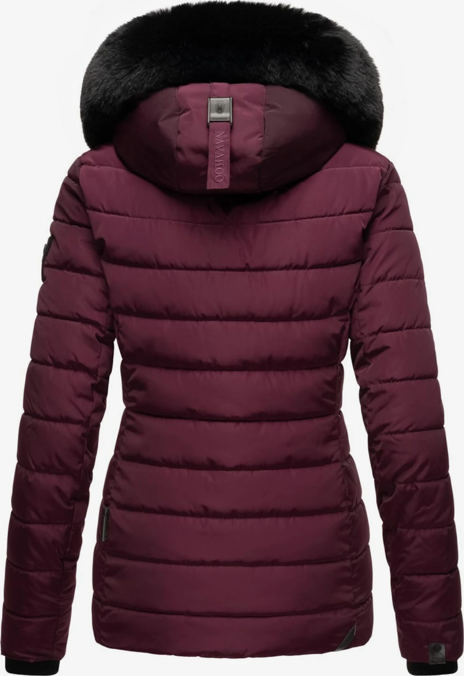 Navahoo Winterjassen Winterjas Milianaa Dames Aubergine 6 Navahoo Winterjassen Winterjas Milianaa Dames Aubergine - Afbeelding 6