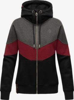 Navahoo Sweatvesten Sweatvest Honigperle Dames Zwart