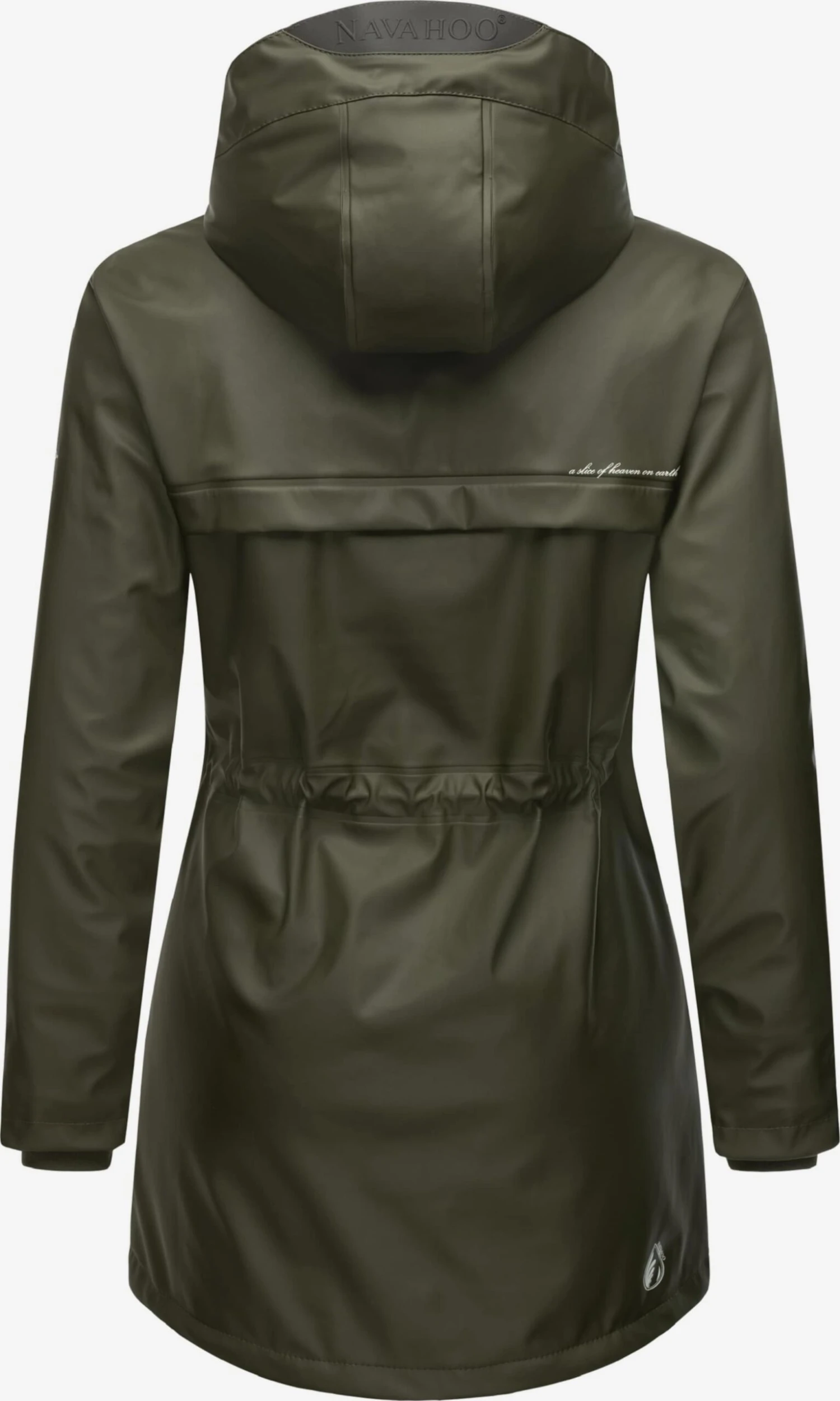 Navahoo Regenmantels Tussenmantel Rainy Forest Dames Olijfgroen 3 Navahoo Regenmantels Tussenmantel Rainy Forest Dames Olijfgroen - Afbeelding 3