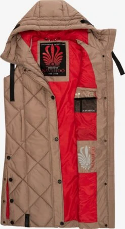 Navahoo Bodywarmers Bodywarmer Schnuckel Dames Lichtbruin -Navahoo e972c4e9b2a7cd503f148e8650bce6ed