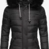 Navahoo Winterjassen Winterjas Zuckerbiene Dames Zwart