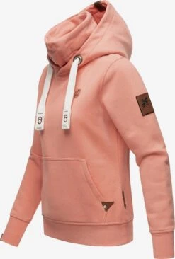 Navahoo Hoodies Sweatshirt Raniaa Dames Abrikoos -Navahoo eb0ff939273ad4e706e47df56487c87d