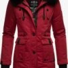 Navahoo Parkas Winterparka Luluna Dames Rood