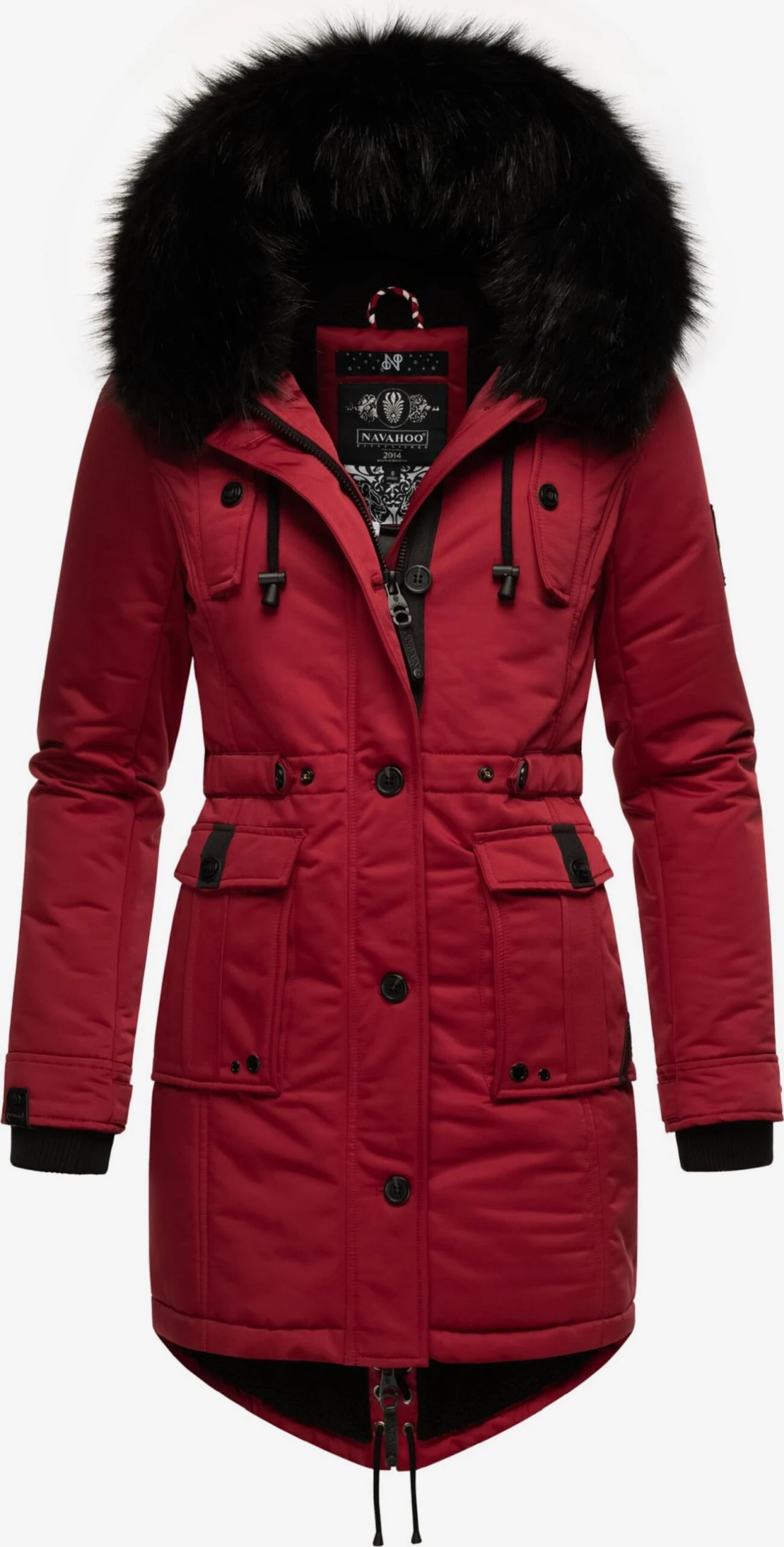 Navahoo Parkas Winterparka Luluna Dames Rood 1 Navahoo Parkas Winterparka Luluna Dames Rood