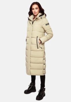 Navahoo Regenmantels Functionele Mantel Isalie Dames Beige -Navahoo ec6e5d06b3e6e2b365bffcad087bd037