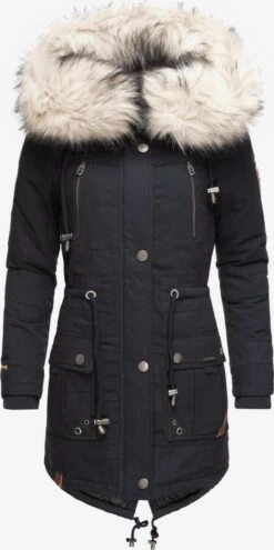 Navahoo Parkas Winterparka Honigfee Dames Nachtblauw -Navahoo f0b2829a5b0fdcf83db187bc5b7cc3aa