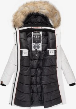 Navahoo Wintermantels Wintermantel Halina Dames Wit -Navahoo f16985c1505580c885e4c4c148527096