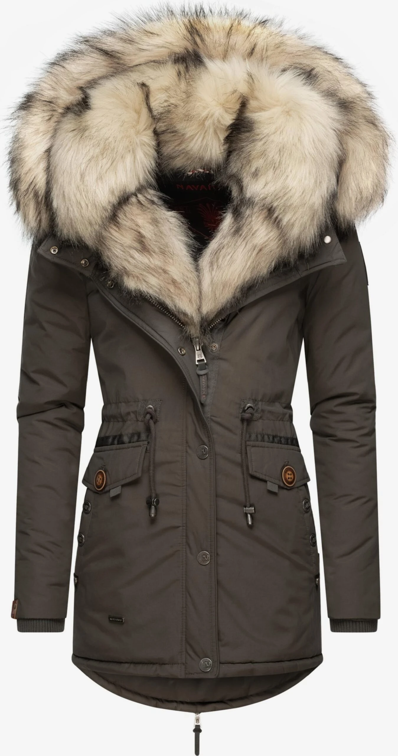 Navahoo Parkas Winterparka Sweety Dames Bruin 1 Navahoo Parkas Winterparka Sweety Dames Bruin