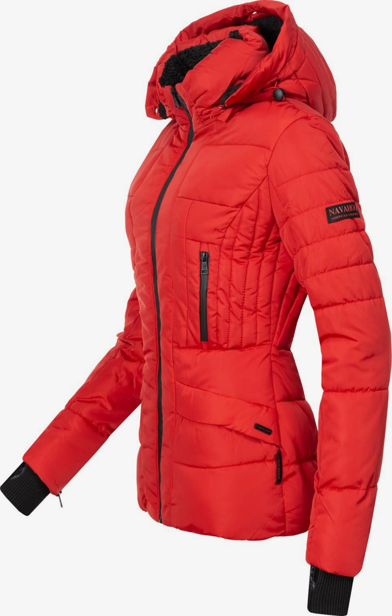 Navahoo Winterjassen Winterjas Adele Dames Rood 4 Navahoo Winterjassen Winterjas Adele Dames Rood - Afbeelding 4