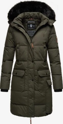 Navahoo Wintermantels Wintermantel Cosimaa Dames Antraciet