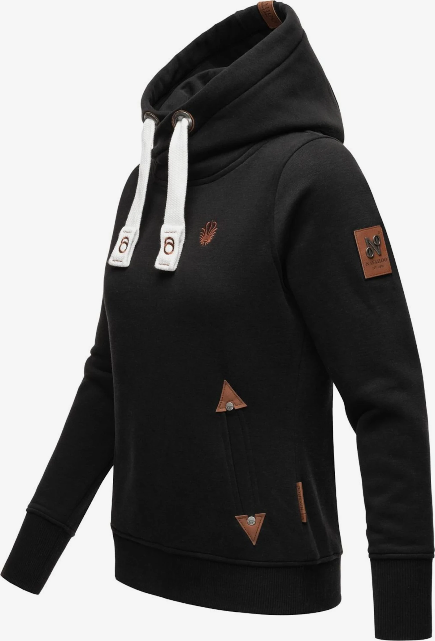 Navahoo Hoodies Sweatshirt Namikaa Dames Zwart 2 Navahoo Hoodies Sweatshirt Namikaa Dames Zwart - Afbeelding 2