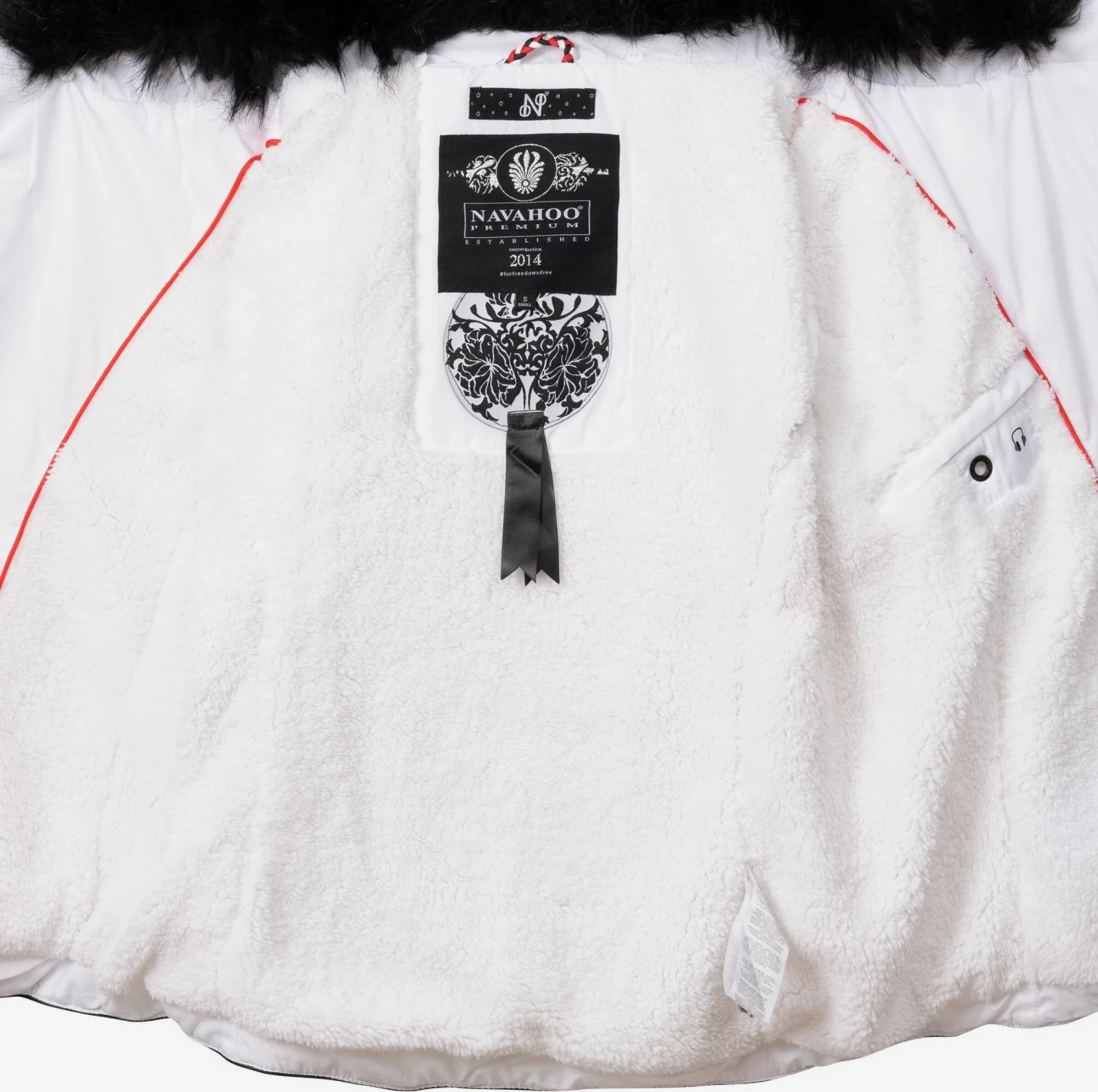 Navahoo Winterjassen Winterjas Yuki 2 Dames Wit 5 Navahoo Winterjassen Winterjas Yuki 2 Dames Wit - Afbeelding 5