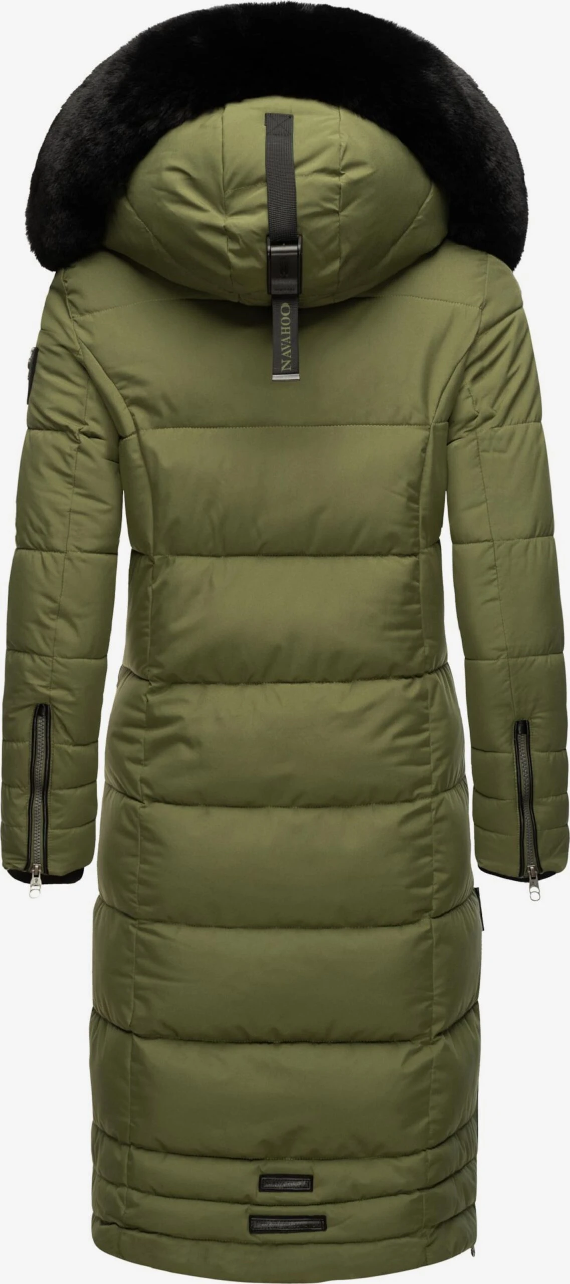 Navahoo Wintermantels Wintermantel Fahmiyaa Dames Kaki 3 Navahoo Wintermantels Wintermantel Fahmiyaa Dames Kaki - Afbeelding 3