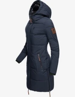 Navahoo Wintermantels Wintermantel Halina Dames Navy -Navahoo fb6f1994995b04481ab7141b90b1abbe